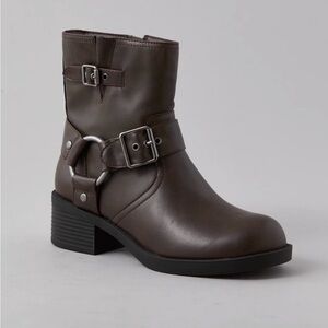 American Eagle Outfitters Dark Brown Ankle Booties